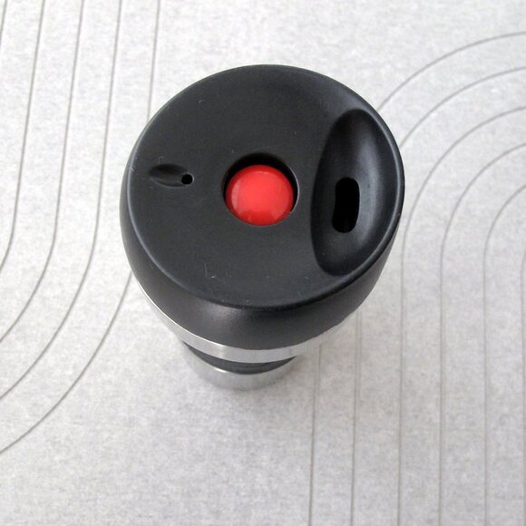 Thermos Sharper Image Stainlesss Steeel M_ug, black with silicone - Picture 3 of 9